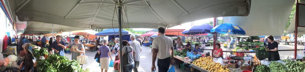 Markttag Kalamata Panorama