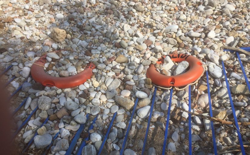 Zorbas Schäden am Camping Petalidi Beach