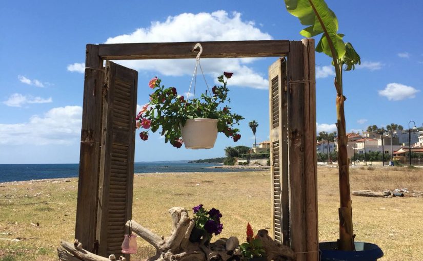 sun and beach in greece